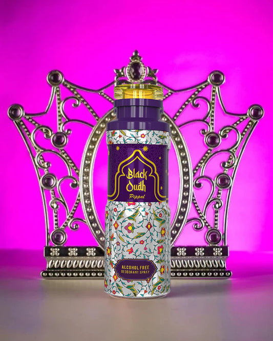 Black Oudh Alcohool Free DeoDorant Spray 200ml (Pack of 1)