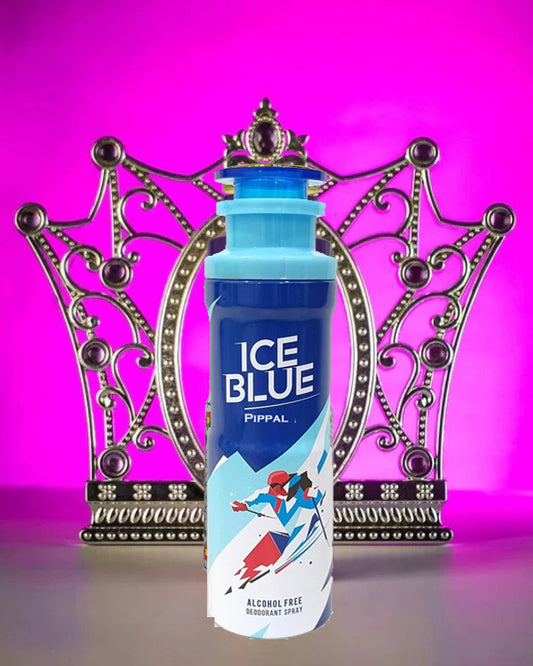 Ice Blue Alcohool Free DeoDorant Spray 200ml and Ice Blue Concentrated Attar(Pack of 1)