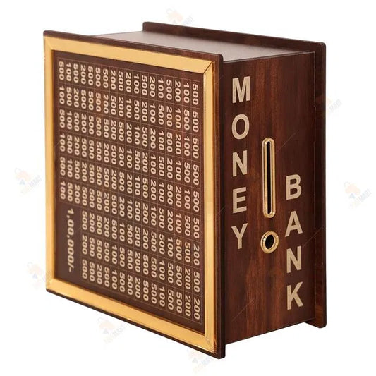 Wooden Piggy Bank