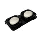 Fossa Classic Ceramic Unbreakable Wall Mounted Double Soap Dish for Bathroom – Soap Holder with Self-Drain, Rust-Proof & Space-Saving Design | Modern Bathroom Accessories (Black)-0