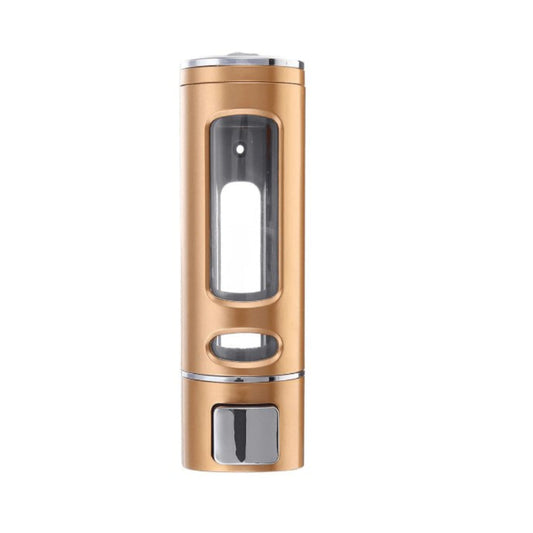 Fossa Wall-Mount Soap Dispensers 400ML Manual Soap Bathroom for Hair Shampoo Shower or Hand Cleanser SD-005 Gold-0